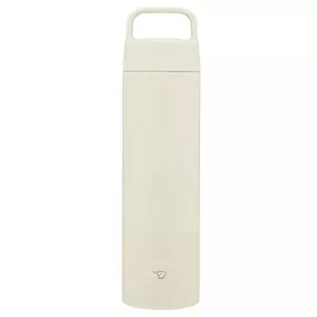 Zojirushi Mahobin Stainless Steel Mug Water Bottle 650ml Handle Type Dishwasher Safe Seamless Only 2 Care Points Ecru SM-RS65-WZ
