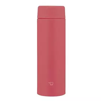 Zojirushi Su-AA48-RM Stainless Steel Mug, Water Bottle, 16.9 fl oz (480 ml), Screw Type, Dishwasher Safe, Seamless Tub, Only 2 Cleaning Points, Poppy