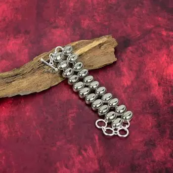 Золотой браслет Apache Pyrite, ювелирные изделия из стерлингового серебра 925 пробы, браслет с драгоценными камнями и регулируемой цепочкой в подарок для нее, изысканные ювелирные изделия ручной работы Adjustable With 8 Inches золотистый
