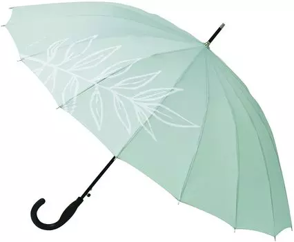 Зонт Mabu Rain Basic Jump Palm Long Rain UV Light Sun or Rain Floral Umbrella Parasol, Зонт, женский, 58 см, 16, Лист, SMV-42081, Зонт,