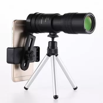 Zoom 10-300x40 телескоп мобильный телефон открытый мужской подарок трансграничный прямой чёрный