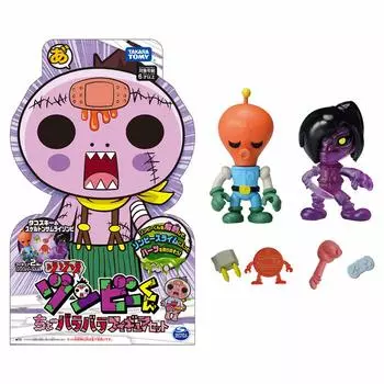 Zozozo Zombie-kun Choy набор отдельных фигурок Tacosky & Skeleton Samurai Zombie