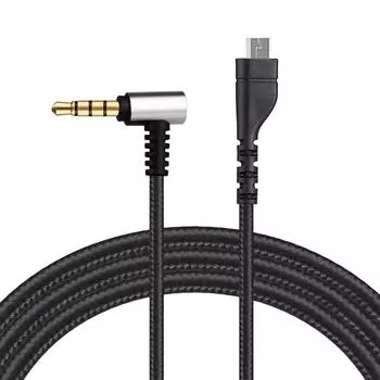 ZS0135 для наушников SteelSeries Arctis 3 / 5 / 7 аудиокабель, длина кабеля: 2м чёрный
