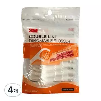 Зубная нить 3M Double Line, 4 шт., 42 шт.