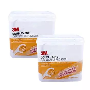 Зубная нить 3M Double Line оптом, 124 шт., 2 шт.