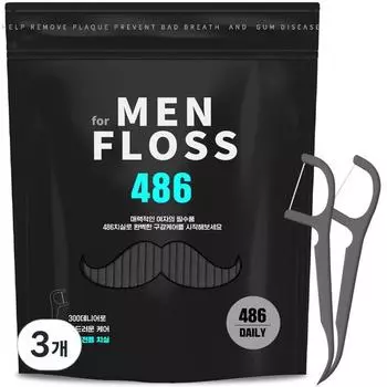 Зубная нить Akay Men s Living 486, 486 шт., 3 шт.