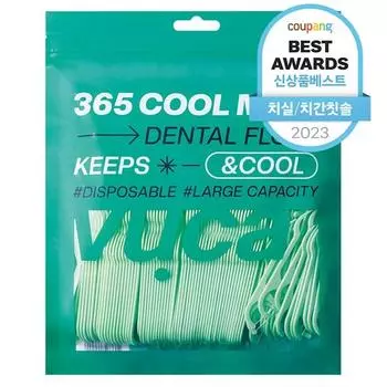 Зубная нить Buca Cool Mint, 365 шт., 1 упаковка