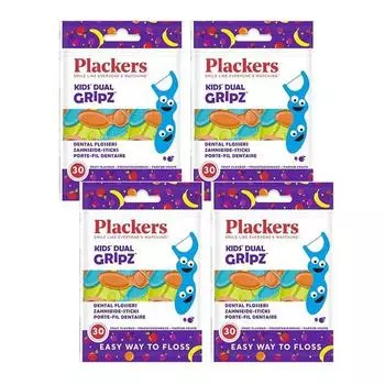 Зубная нить Flackers Kids, 30 шт., 4 шт.