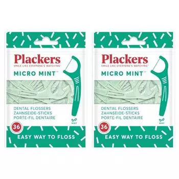 Зубная нить Flackers Micro Mint, 36 шт., 2 шт.