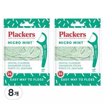 Зубная нить Flackers Micro Mint, 36 уп., 8 шт.