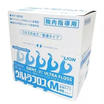 Зубная нить Lion DENT EX Ultra Floss 40 шт. M