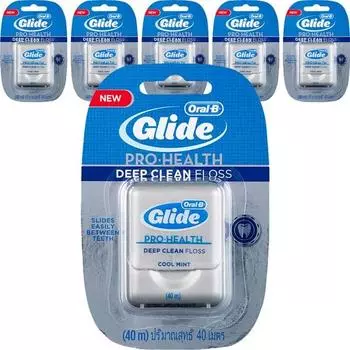 Зубная нить Oral-B Deep Clean Mint 40 м, 1 упаковка, 6 шт.