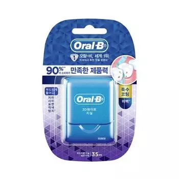 Зубная нить Oral B Glide 3D White Mint 35м