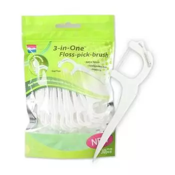 Зубная нить Oral in One 3 в одном, 30 шт., 1 шт.