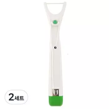 Зубная нить Weeden Floss Easy, зеленая, средняя резьба M + футляр WD861-C, 2 комплекта