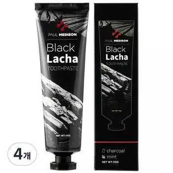 Зубная паста Paul Madison Black Ratcha, 110г, 4 шт.