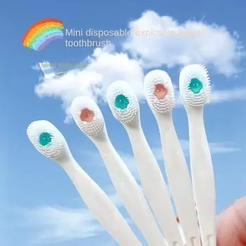 Зубная щетка Bursting Bead Independent Household одноразовая мини-зубная щетка с мягкой щетиной щетка с свежим дыханием