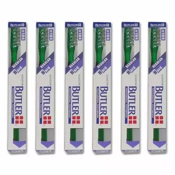 Зубная щетка Butler 6 штук, эксклюзивный продукт SUNSTAR BUTLER Toothbrush Dental #104 (цвета тебя)