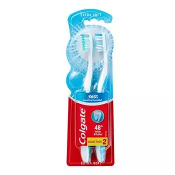 Зубная щетка Colgate 360 Sensitive ProRelief 2P
