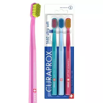 Зубная щетка Curaprox CS5460 Ultra Soft, упаковка из 3 шт. от Curaprox -