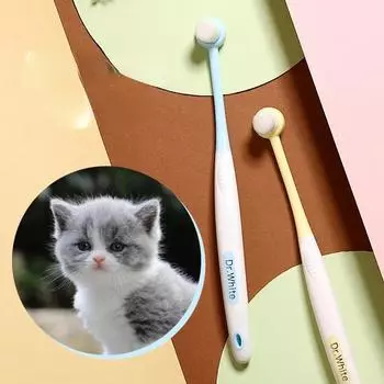 Зубная щетка для собак, набор из 2 предметов, мягкая щетка для зубов собаки, 2 шт., зубная щетка для ухода за домашними животными, маленькая зубная щетка для чистки зубов собаки, товары для домашних животных