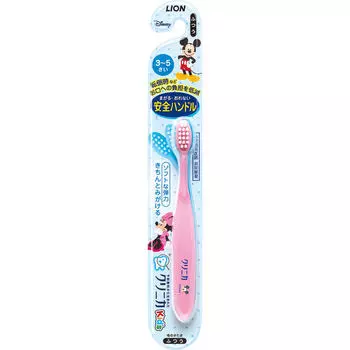 Зубная щетка LION Clinica Kids Обычная 1 Зубная щетка для детей 3-5 лет Детские зубные щетки Для чистки коротких задних зубов: - Вставьте зубную щетку в диаграмму