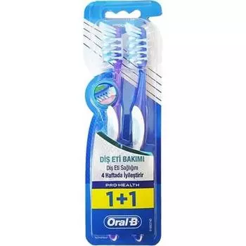 Зубная щетка Oral B Pro Health Gum Care 1+1, средняя