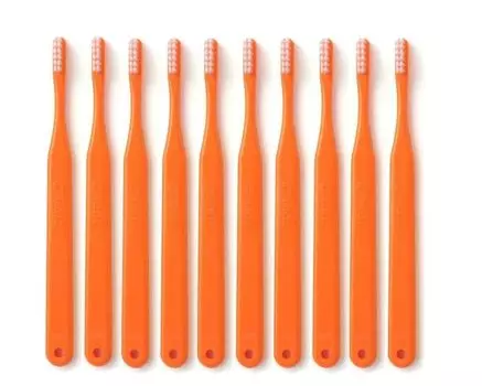 Зубная щетка Oral Care Tuft 12, 25 шт., мягкая, оранжевая