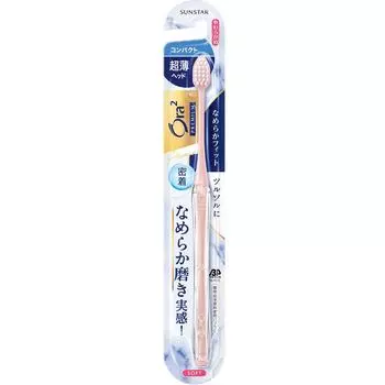 Зубная щетка Sunstar Ora2 PREMIUM Aura Two Premium Smooth Fit Compact Мягкие отбеливающие зубные щетки Материал] Материал ручки (часть тела): Насыщенный pol
