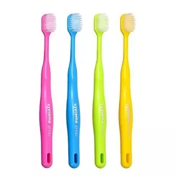 Зубные щетки LION systema genki DENT.EX (4 шт) фиолетовый