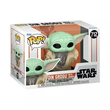 Звездные войны Мандалорец ГРОГУ Броня Фигурка Funko Mandalorian S10 DIN ГРОГУ С БРОНЯМИ Звездные войны Funko
