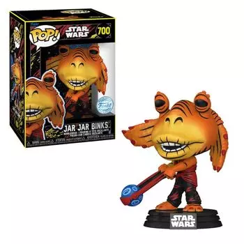Звездные войны Скрытая угроза 25-я годовщина Jar Jar ретро фигурка Funko Star Wars EP1 Скрытая угроза AnniversaryPM 25th Jar Jar BINKS Funko EP1/The