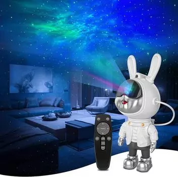 Звездный проектор Galaxy Night Light, эстетика украшения детской комнаты, регулируемый угол наклона головки лампы, украшение потолка для домашней вечеринки для детей и взрослых белый
