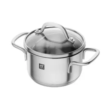 ZWILLING PICO series mini сотейник 12 см 0.8 литров со стеклянной крышкой INDUCTION