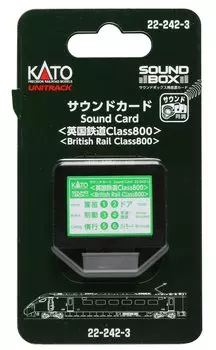 Звуковая карта KATO British Railways Class800, принадлежности для моделей железных дорог 22-242-3