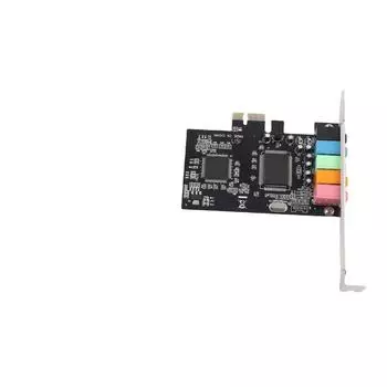 Звуковая карта Pcie 5.1 6-канальная звуковая карта чип CMI8738 с CD-аксессуарами