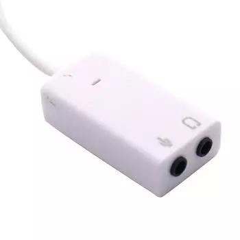 Звуковая карта USB Virtual 7.1 3D Внешний аудиоадаптер USB USB к разъему 3,5 мм