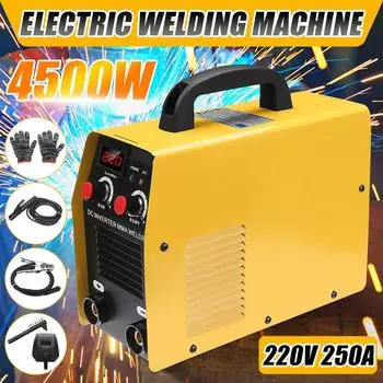 Zx7-250 250A IGBT инвертор дуговой мини-сварочный аппарат дуговой MMA ручной сварочный аппарат рабочий 4500 Вт 220 В only accessories
