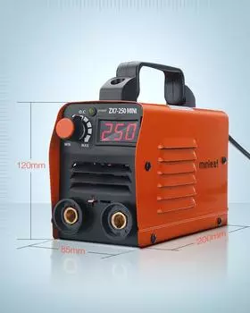 ZX7-250 250A Мини-электросварочный аппарат Портативный цифровой дисплей MMA ARC DC Инвертор Пластик-сварщик Сварочное оборудование Прочный