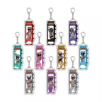 Zyuden Sentai Kyoryuger 01 Art Acrylic Keychain 10 pieces BOX [Graph Illustration]