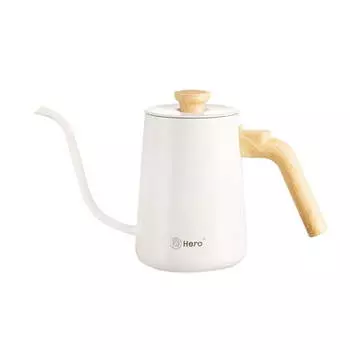 Hero C07PRO pour over чайник, 650 мл. Белый