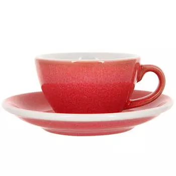 Кофейная пара Loveramics egg, 150ml, цвет ягодный, box