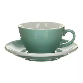 Кофейная пара Loveramics (Лаврамикс) Egg 150 ml Бирюзовая