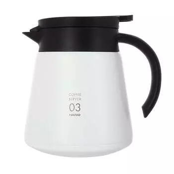 Сервер-термос HARIO V60 VHS-80W 800 мл, стальной белый