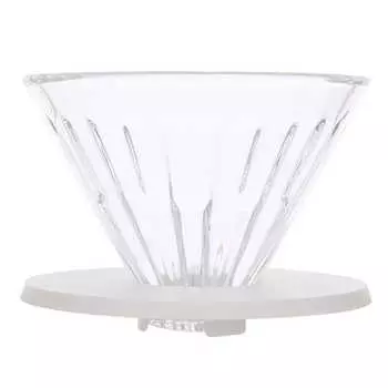 Воронка Timemore Crystal Eye. Размер 01, стекло Белая