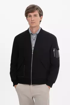 Бомбер из смесовой шерсти Limited edition