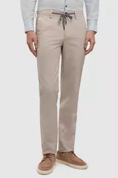 Брюки из хлопка и льна