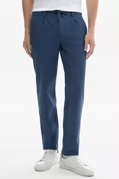 Брюки из хлопка и льна