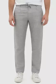 Брюки изо льна и хлопка