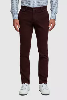 Брюки зауженные из хлопка KANZLER